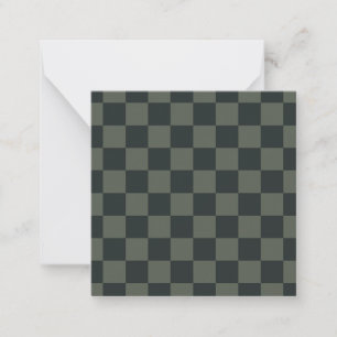 Carte De Correspondance Tableau de contrôle vert foncé