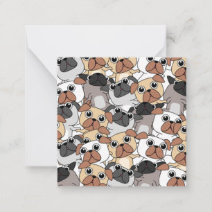 Carte De Correspondance Teckels de Fête