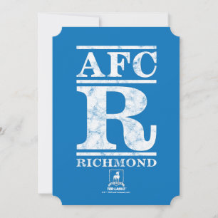 Carte De Correspondance Ted Lasso   AFC R Richmond Text Logo