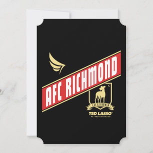 Carte De Correspondance Ted Lasso   AFC Richmond Athletic Banner