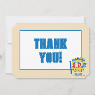 Carte De Correspondance Ted Lasso   Diamond Chiens Pennant Graphisme