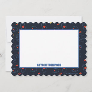 Carte De Correspondance Ted Lasso   Tea et biscuit Icon Toss Motif