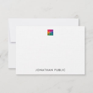Carte De Correspondance Téléchargez votre propre logo de société ici Linen