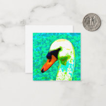 Tête de cygne blanche majestueuse