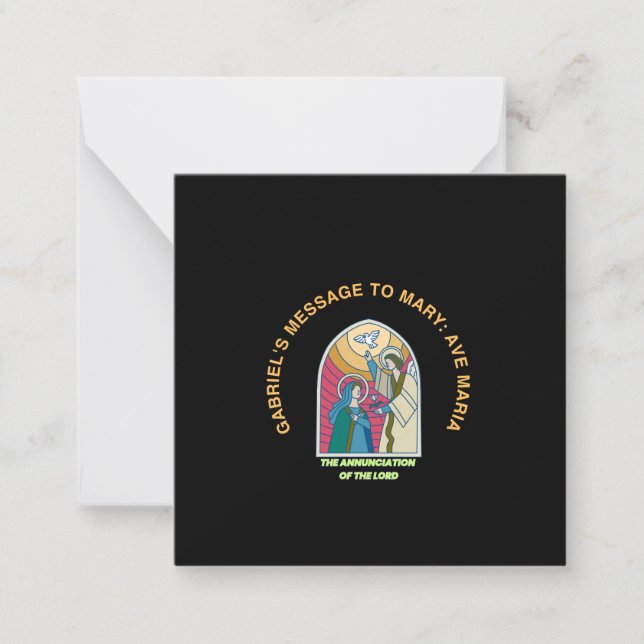 Carte De Correspondance The Annunciation of the Lord (Devant)