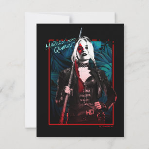 Carte De Correspondance The Suicide Squad   Harley Quinn & Green Ferns