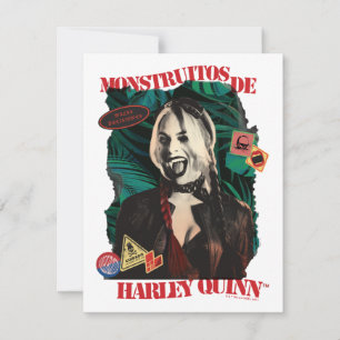 Carte De Correspondance The Suicide Squad   Harley Quinn Winking