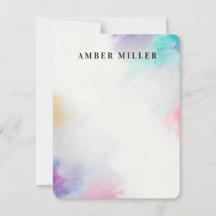 Carte De Correspondance Toile peinte