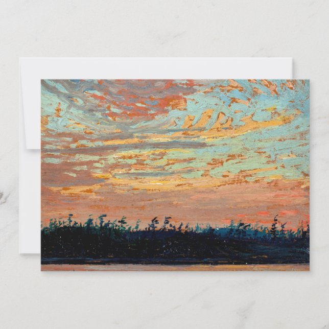 Carte De Correspondance Tom Thomson - Sunset Sky (Devant)