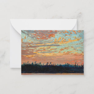 Carte De Correspondance Tom Thomson - Sunset Sky