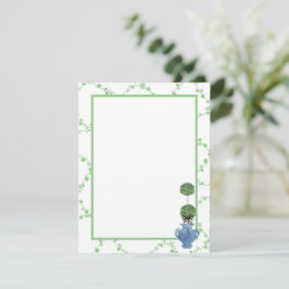 Carte De Correspondance Topiary Topiary Ginger Jar Jars