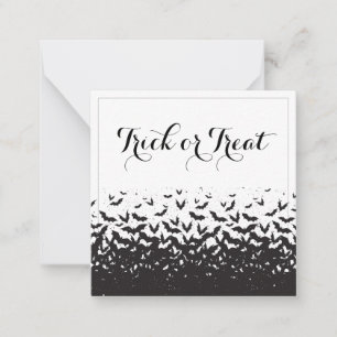 Carte De Correspondance Tracer ou traiter Halloween Pop par