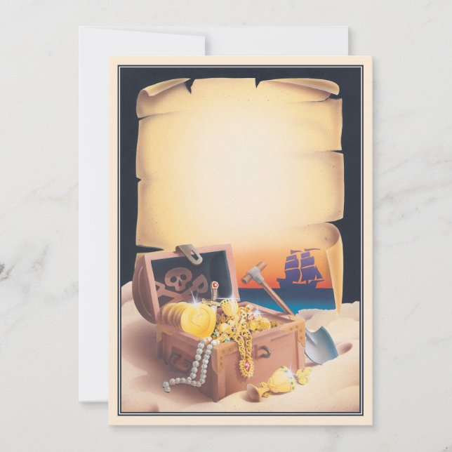 Carte De Correspondance Treasure Island © (Devant)