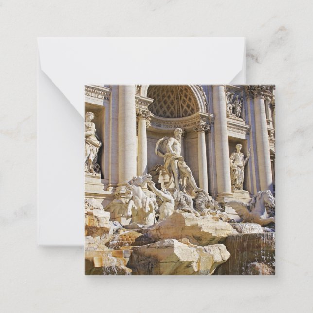 Carte De Correspondance Trevi fountain (Devant)
