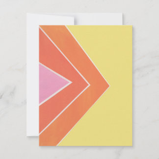 Carte De Correspondance Triangles de Citron