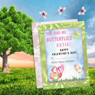 Carte De Correspondance Tu me donnes des papillons Salle de classe de Sain