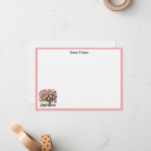 Carte De Correspondance Tulipes