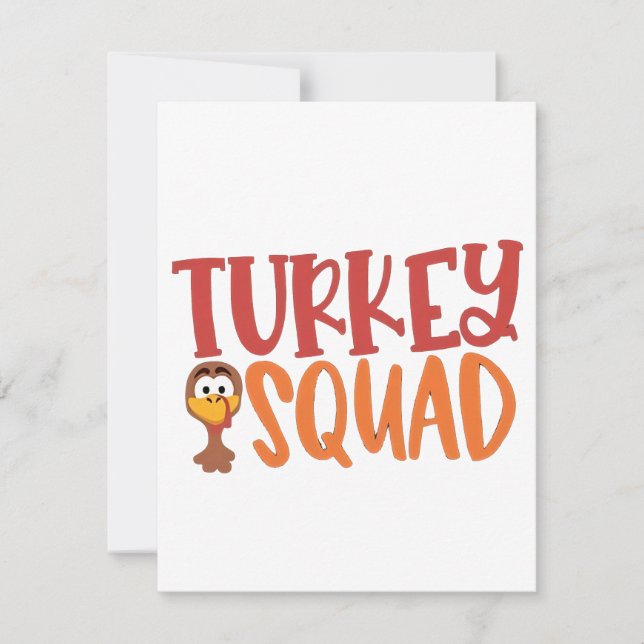 Carte De Correspondance Turquie Équipe Correspondante Turquie Thanksgiving (Devant)