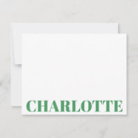 Typographie Gras Personnalisée Nom Vert Kelly