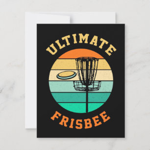 Carte De Correspondance Ultimate Frisbee de Golf