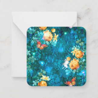 Carte De Correspondance Une fée dans le jardin Série Design 11
