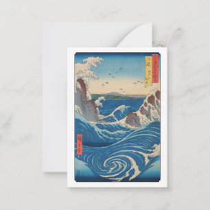 Carte De Correspondance Utagawa Hiroshige - Naruto Whirlpool, province d'A