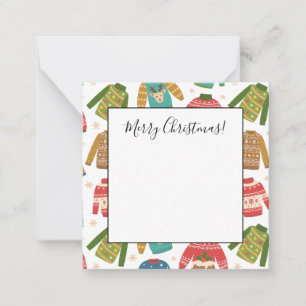 Carte De Correspondance Vacances de Noël moches mais mignonnes