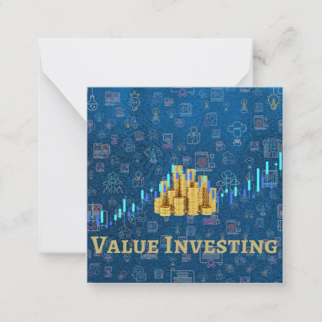 Carte De Correspondance Value investing (Devant)