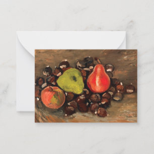 Carte De Correspondance Van Gogh - La vie morte avec les fruits et les châ