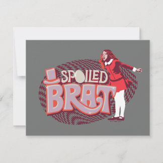 Carte De Correspondance Veruca Salt - Spoiled Brat