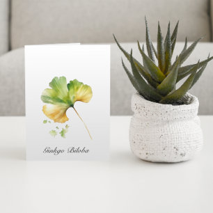 Carte De Correspondance Vie de plantes : Ginkgo Biloba personnalisable