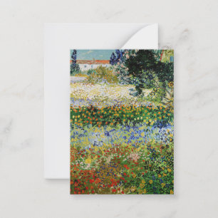 Carte De Correspondance Vincent van Gogh - Flower Garden