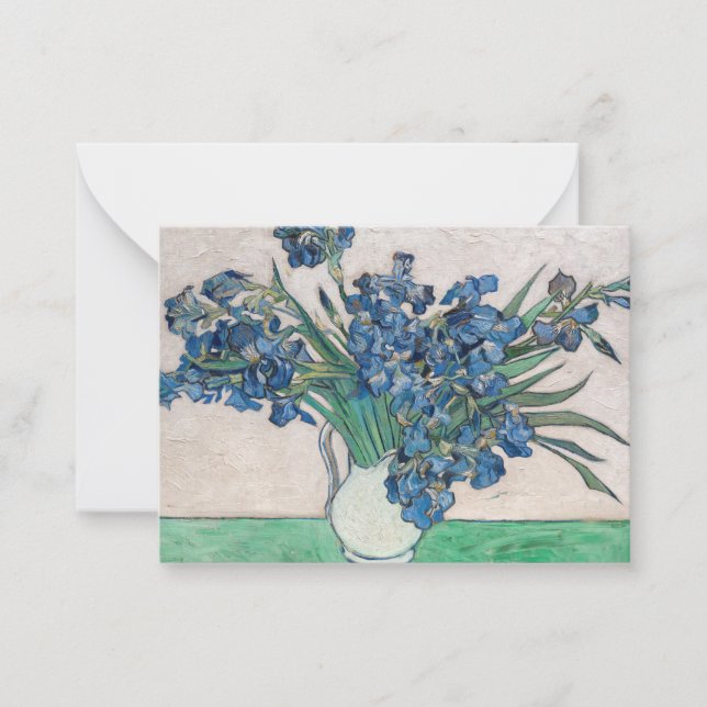 Carte De Correspondance Vincent van Gogh - Irises (Devant)