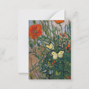 Carte De Correspondance Vincent van Gogh - Papillons et papillons