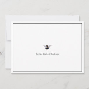 Carte De Correspondance Vintage Antique Bee Classic
