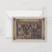 Vintage Dickens Tiny Tim God Bless Us Gift Card