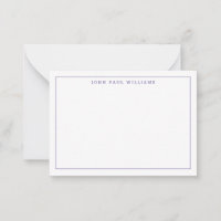 Violet violet mou Professionnel Bordure mince simp