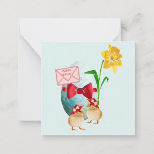 Carte De Correspondance Vœux de Pâques
