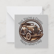 Voiture classique fête des pères