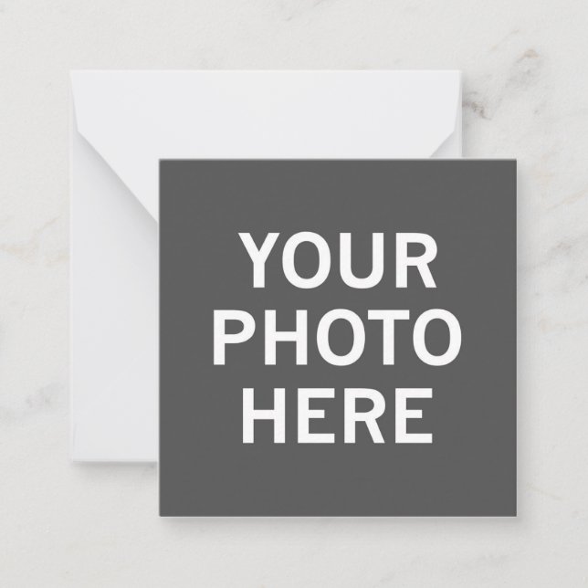 Carte De Correspondance Votre photo ici (Devant)