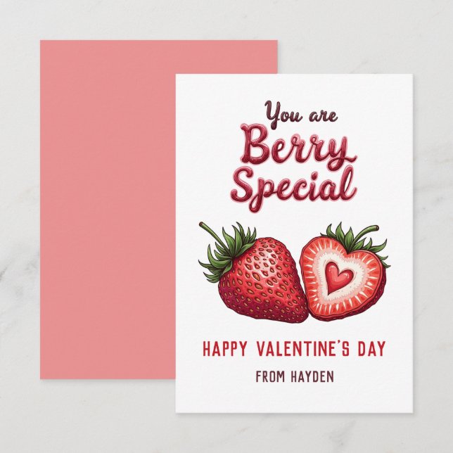 Carte De Correspondance Vous êtes la Classe Spéciale de Berry (Devant / Derrière)