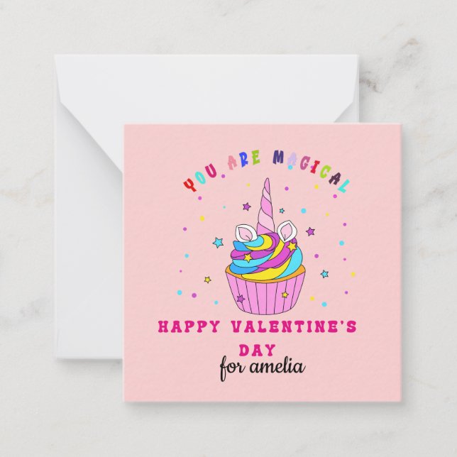 Carte De Correspondance vous êtes la Saint-Valentin magique (Devant)