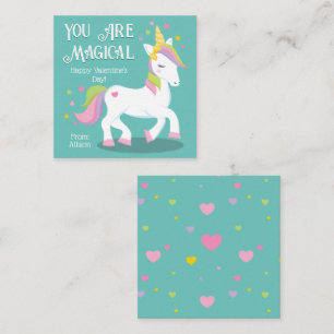Carte De Correspondance Vous êtes Magical Unicorn Classroom Saint-Valentin