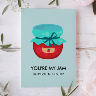 Carte De Correspondance Vous êtes My Jam Valentine, école pour enfants