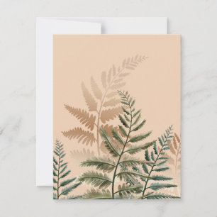 Carte De Correspondance Watercolor Trees 4