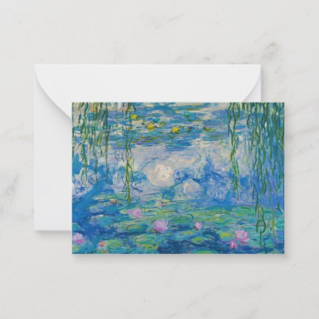 Carte De Correspondance Waterlilies, 1916-1919 by Claude Monet (Devant)