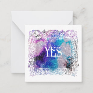 Carte De Correspondance *~* YES Relation AP63 Flat Note Card