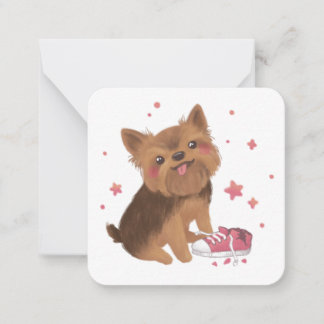 Carte De Correspondance Yorkie, le créateur de problèmes le plus fou