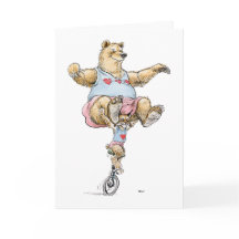 Carte de Couple Acrobate de la Saint-Valentin
