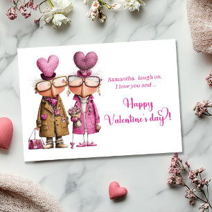 Carte de couple d'amour anti-Saint-Valentin drôle